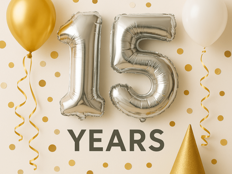 Celebrating 15 Years: Happy Anniversary, Modern Miracles!